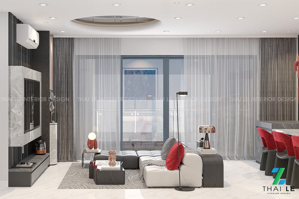 Thiết kế nội thất căn hộ The Ascentia Q.7 - 77m2